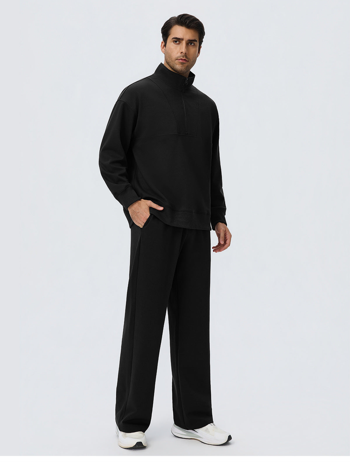 Wholesale Men’s Fleece Tracksuit Set | Bulk Warm Running & Fitness Activewear | fouregg