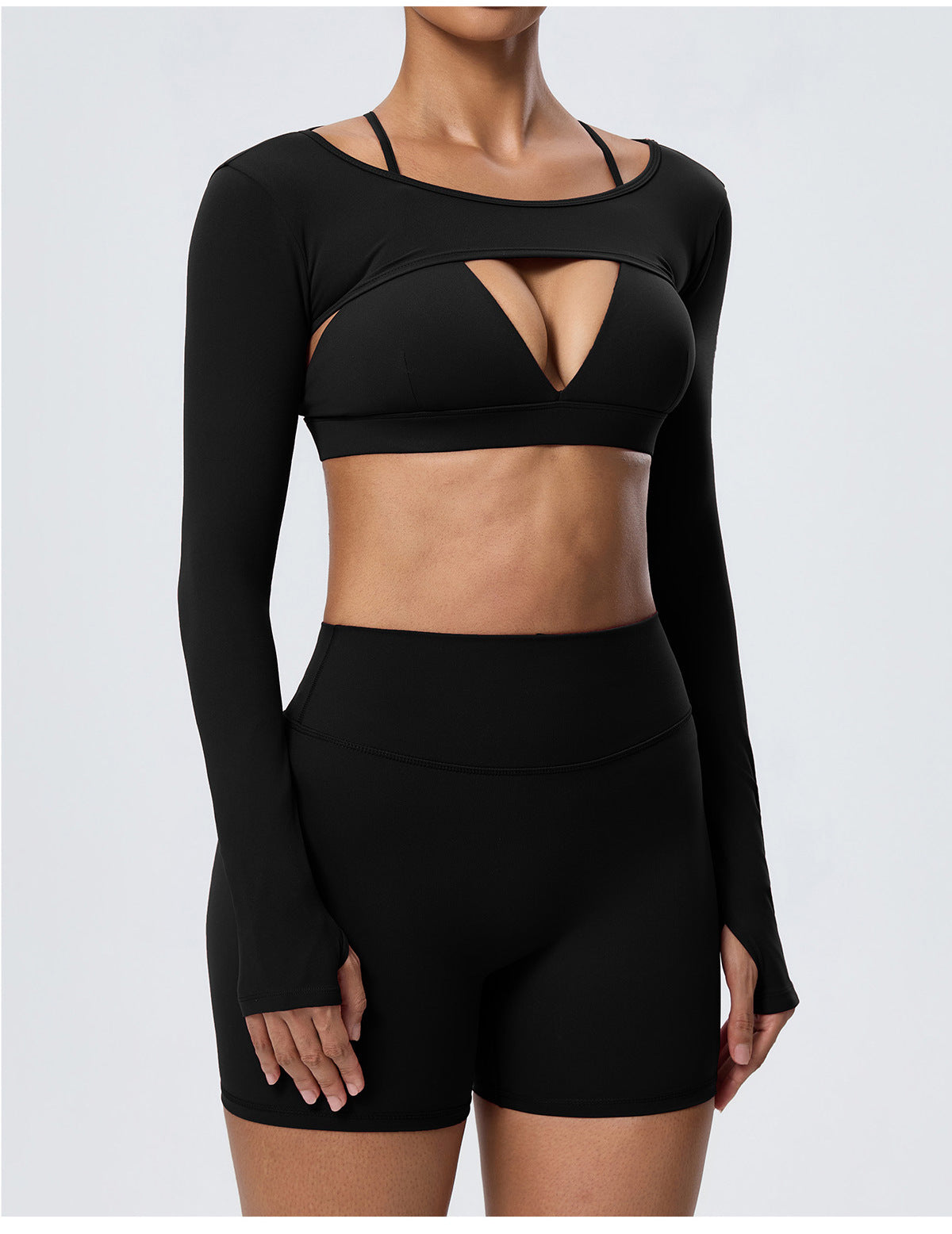 Wholesale Women’s Double-Brushed Activewear Set | Bulk 2-Piece Yoga & Fitness Wear | fouregg