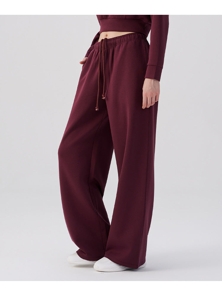 Wholesale Women’s Wide-Leg Pants | Bulk Drapey High-Waist Casual Trousers | fouregg