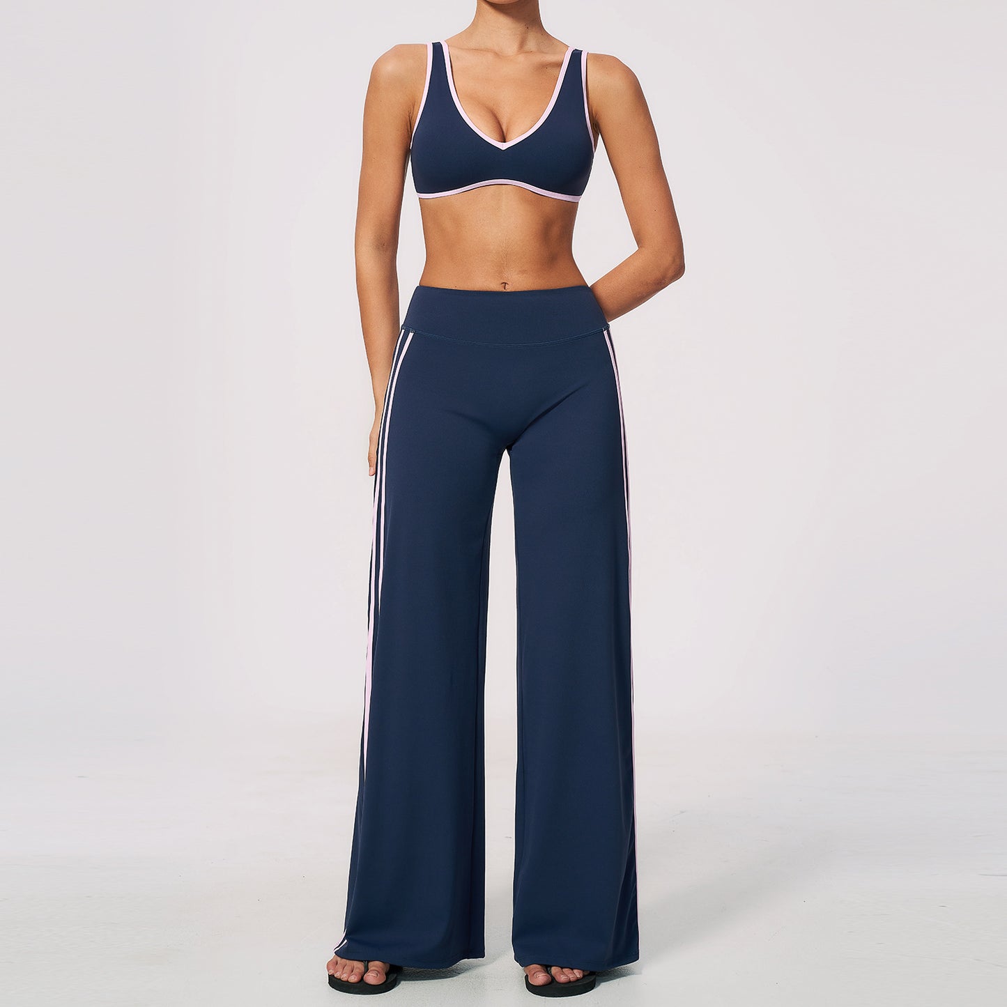Custom Private Label 3588 Slim Fit Body-Shaping Yoga Set | Wholesale | fouregg