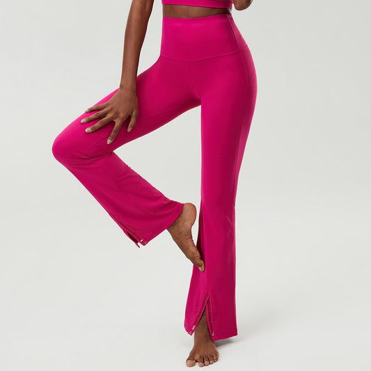 Wholesale Plus Size Women’s Flare Leggings | Bulk Slimming Running & Fitness Pants | fouregg