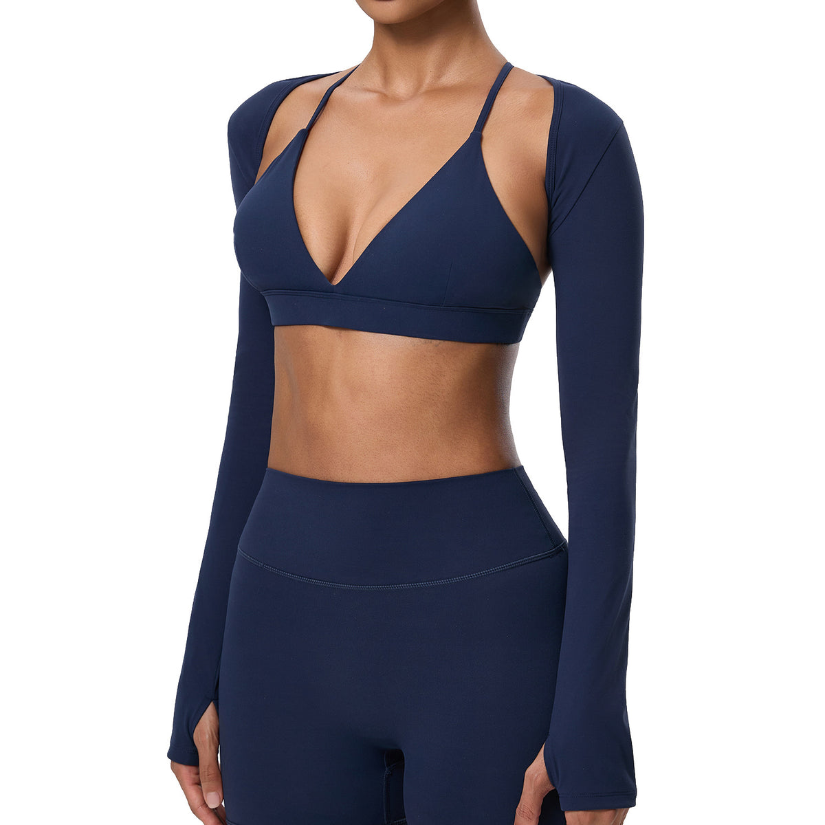 Wholesale Women’s Fitted Yoga Cover-Up | Bulk Double-Brushed Quick-Dry Activewear 62540 | fouregg