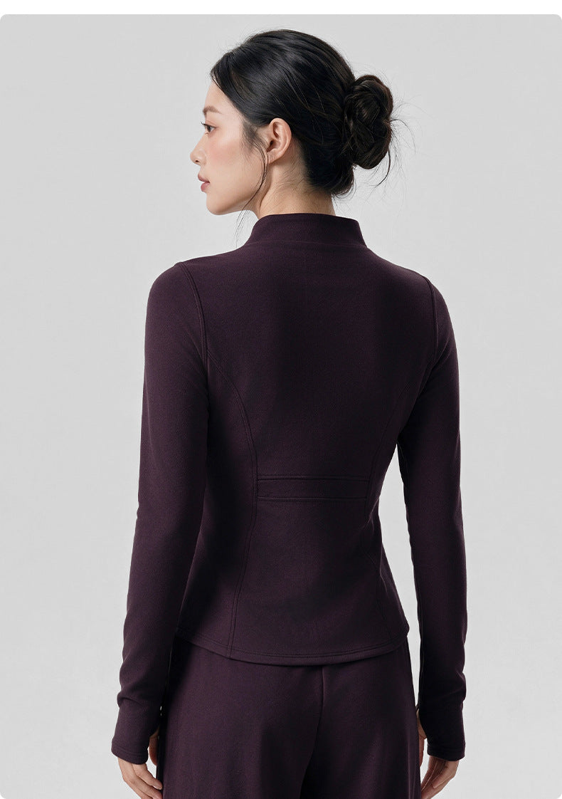Wholesale Women’s Winter Activewear Jacket | Thickened Thermal Pilates & Workout Cover-Up | fouregg