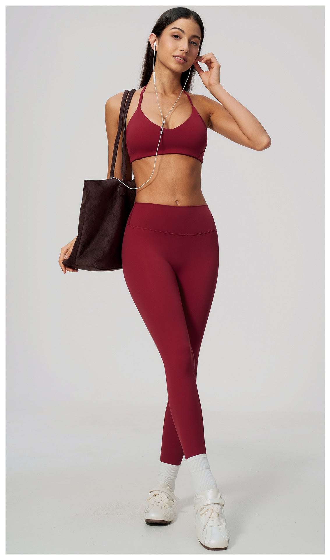 Wholesale Women’s Workout Set 5529 | Slim-Fit Yoga & Fitness Outfit | fouregg