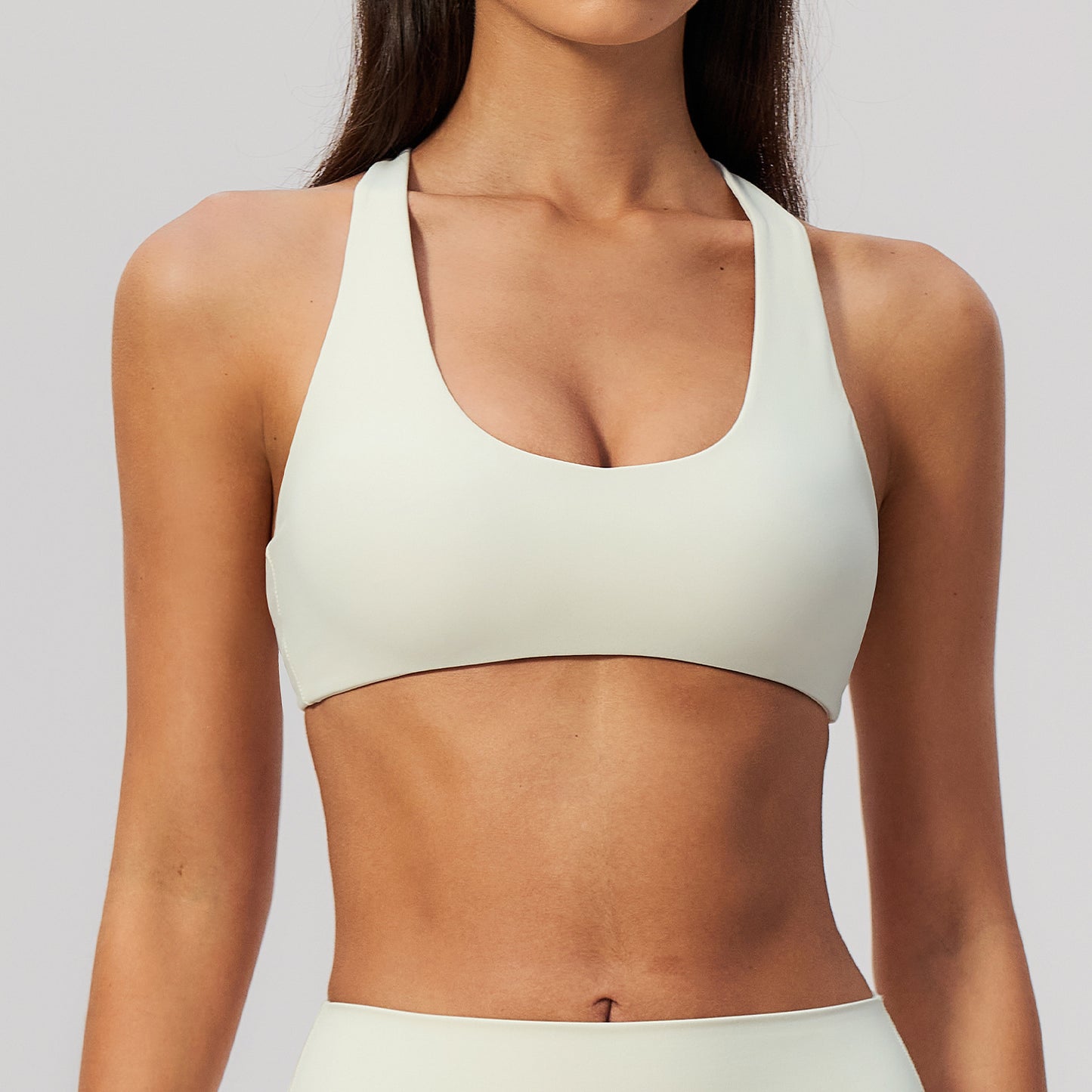 Wholesale Series 5558 Sports Bra | Brushed Cloud-Feel Yoga Top | fouregg
