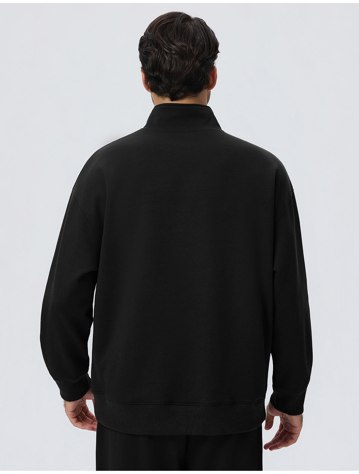 Wholesale Men’s Half-Zip Sports Pullover | Bulk Relaxed-Fit Thermal Workout Top 61531 | fouregg
