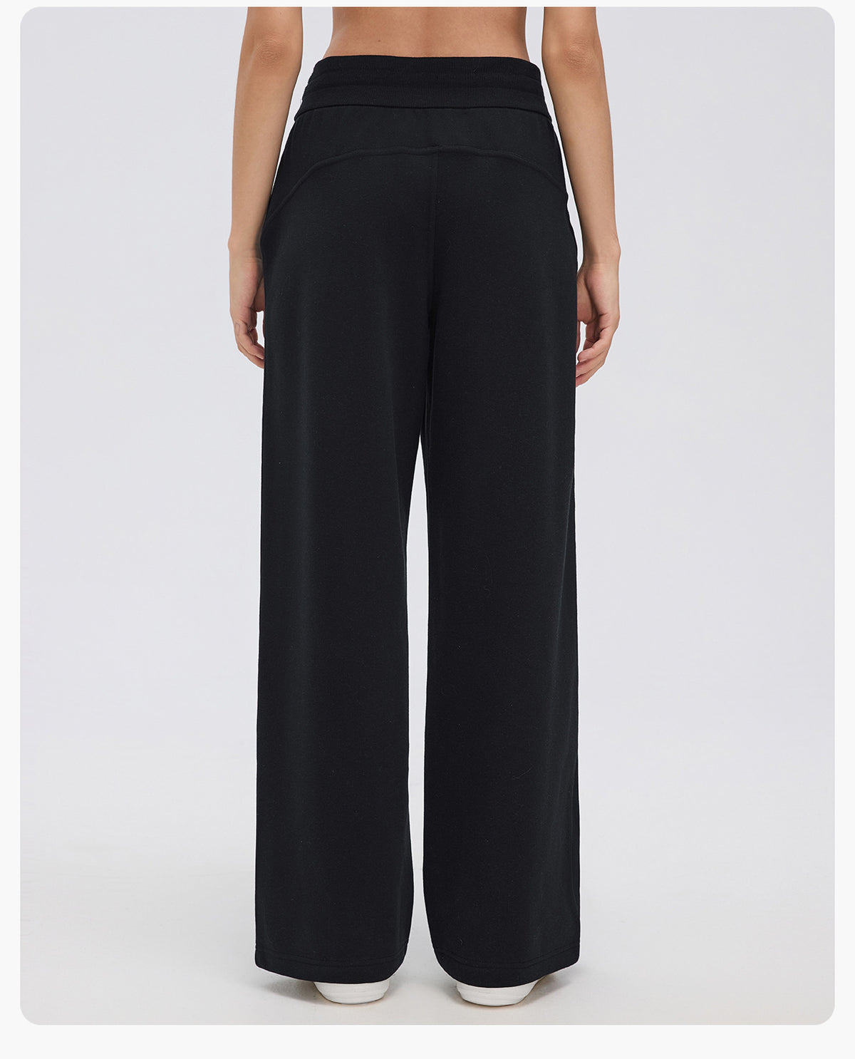 Wholesale Women’s Winter Sweatpants D26116 | Relaxed Straight-Leg Warm-Up Trousers with Elastic Waist | fouregg