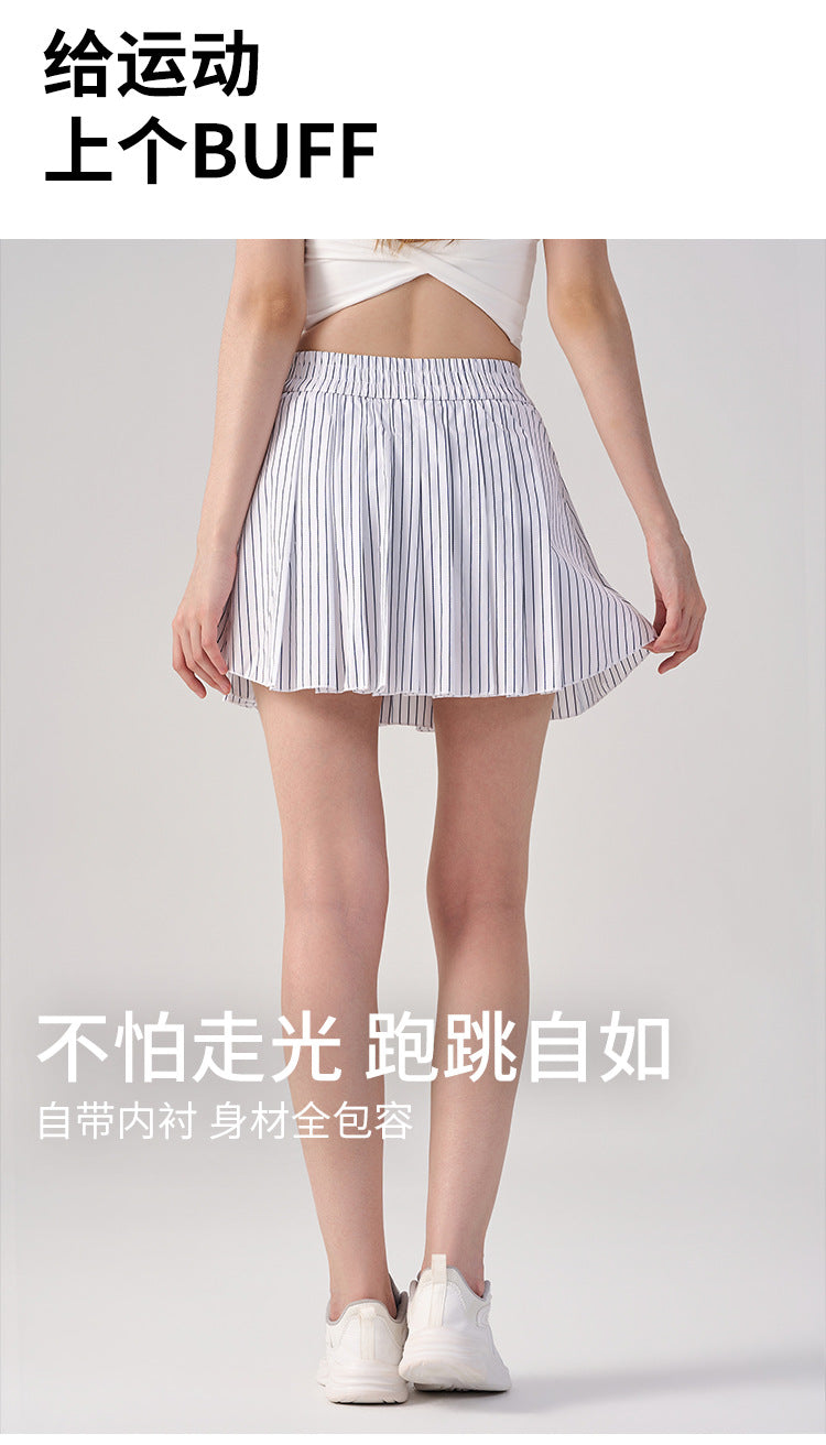 Wholesale Women’s Pleated Tennis Skirt | Bulk A-Line Workout & Fitness Skorts | fouregg