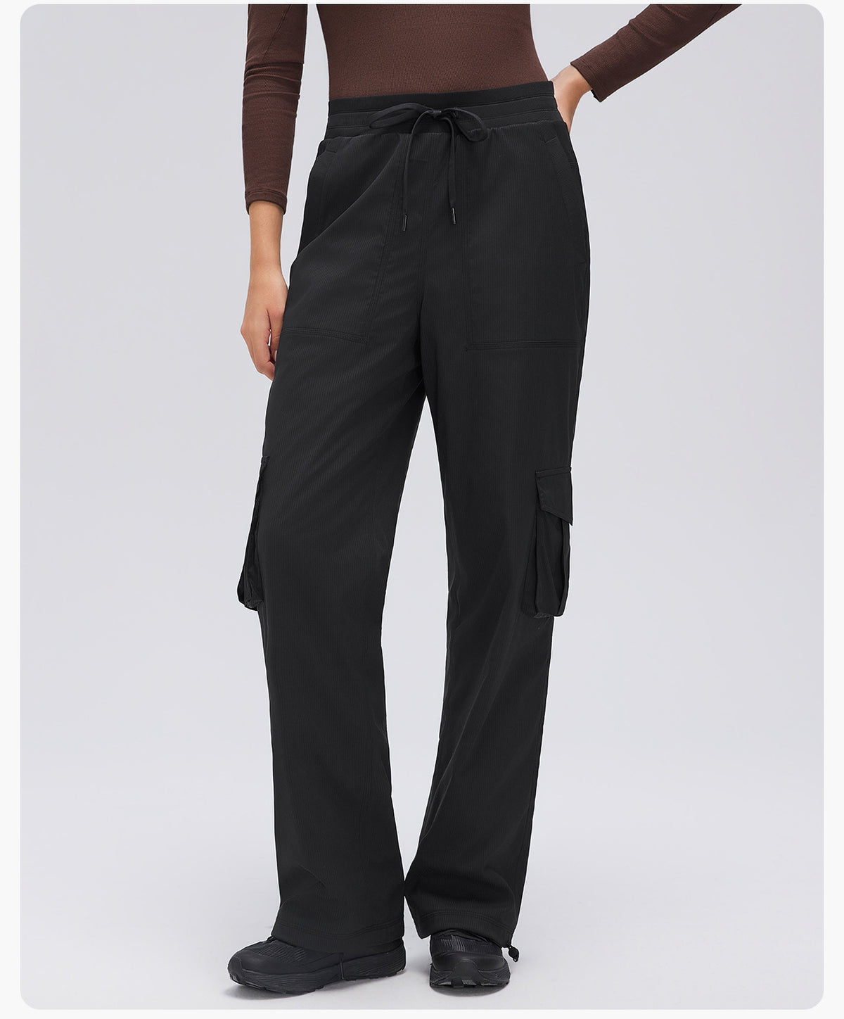 Wholesale Women’s Winter Down Cargo Pants D25001-3 | Warm Outdoor Trousers with Adjustable Cuffs | fouregg