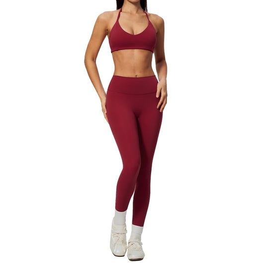 Wholesale Women’s Workout Set 5529 | Slim-Fit Yoga & Fitness Outfit | fouregg