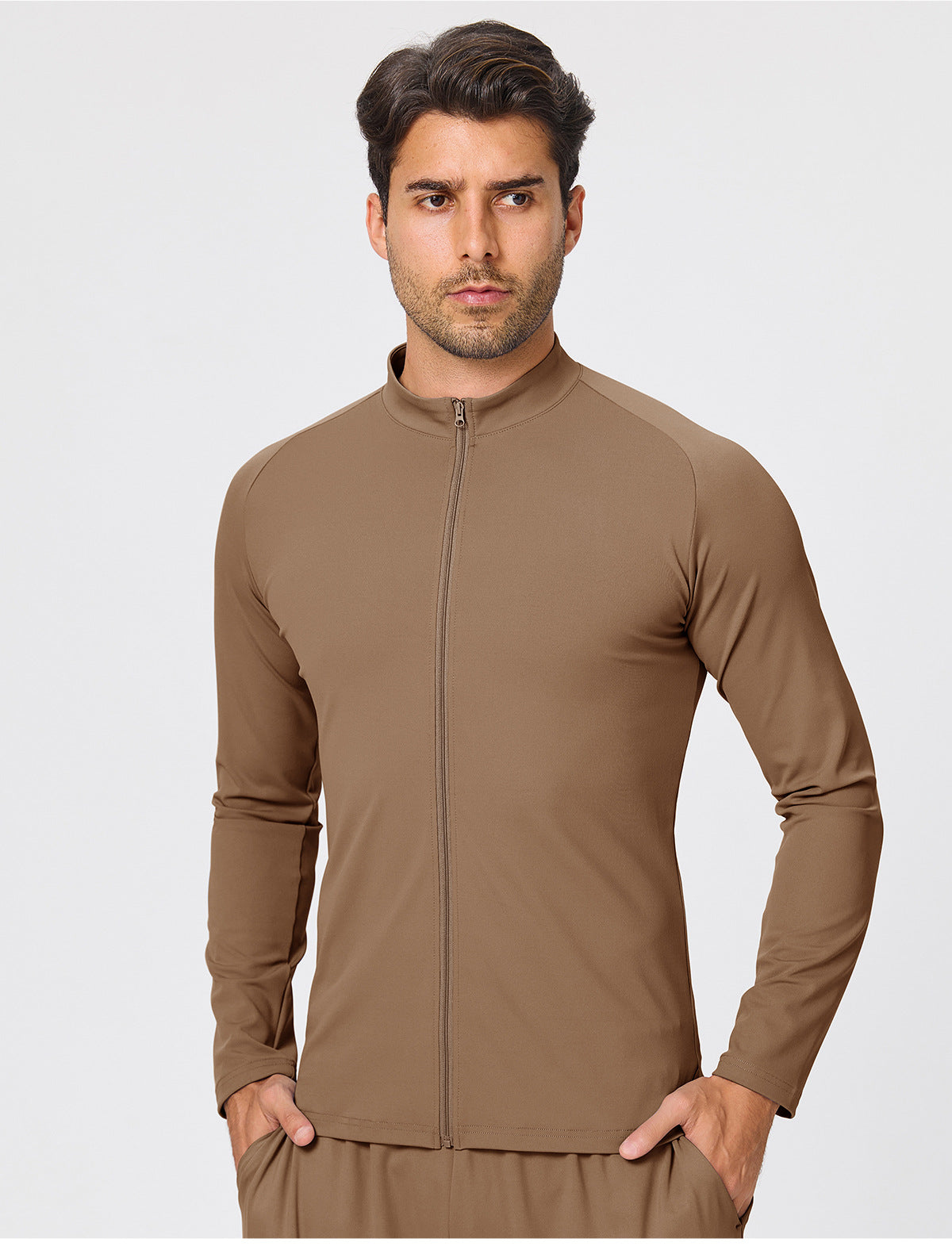 Wholesale Women’s Thermal Workout Jacket | Bulk Lightweight Fleece Zip-Up Activewear 61617 | fouregg