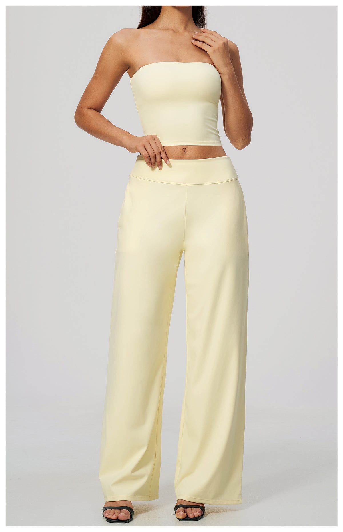 Wholesale Women’s Brushed Sweatpants | Bulk Low-Rise Relaxed-Fit Running Pants 5555 | fouregg