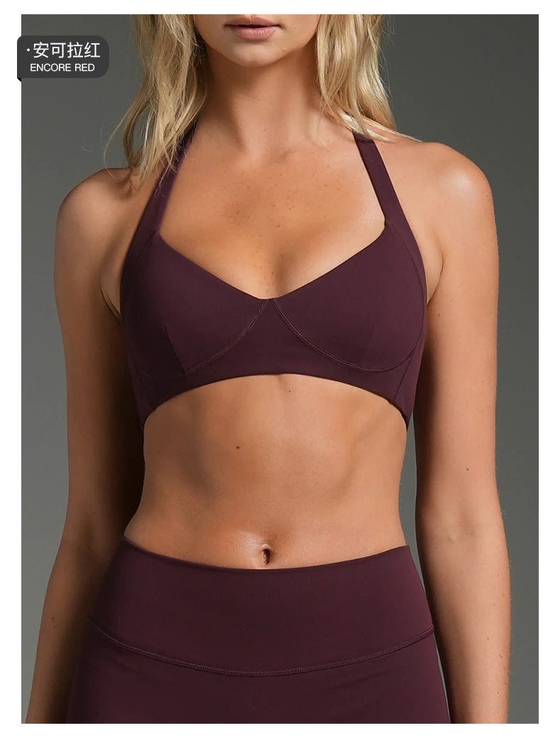 Wholesale Women’s Activewear Set | Backless Quick-Dry Tank Top for Running & Pilates | fouregg