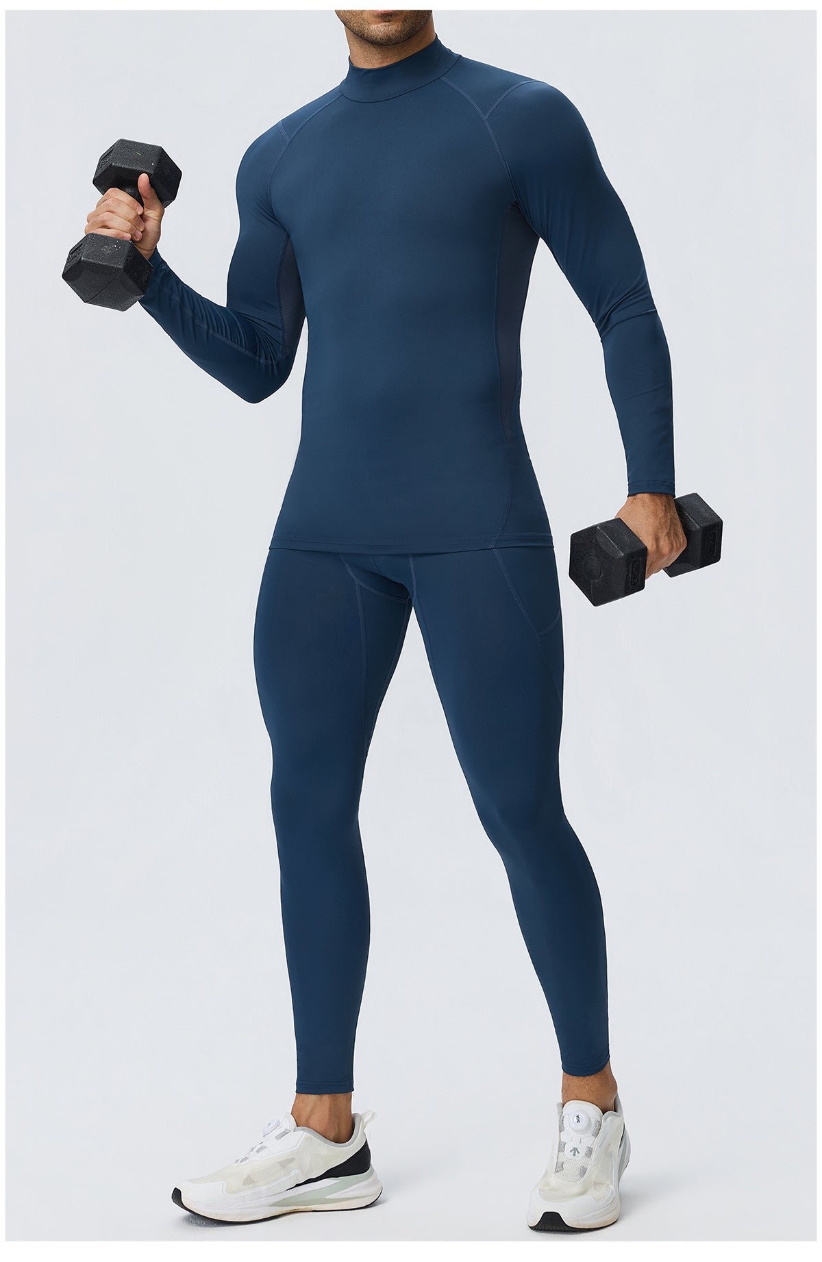 Wholesale Men’s Sculpting Fitness Pants 61302 | Slim-Fit Compression Tights for Running & Training | fouregg
