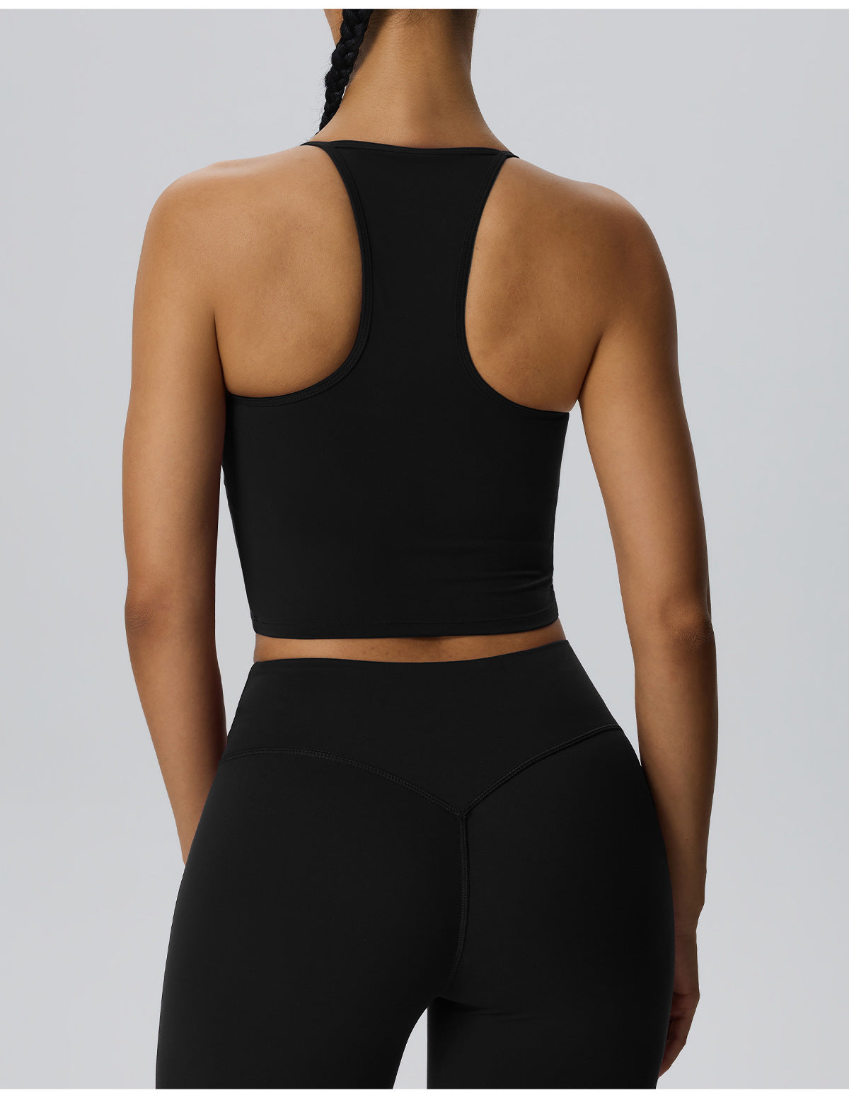 Wholesale Women’s Double-Brushed Yoga Set | Bulk Sculpting 2-Piece Fitness Activewear | fouregg