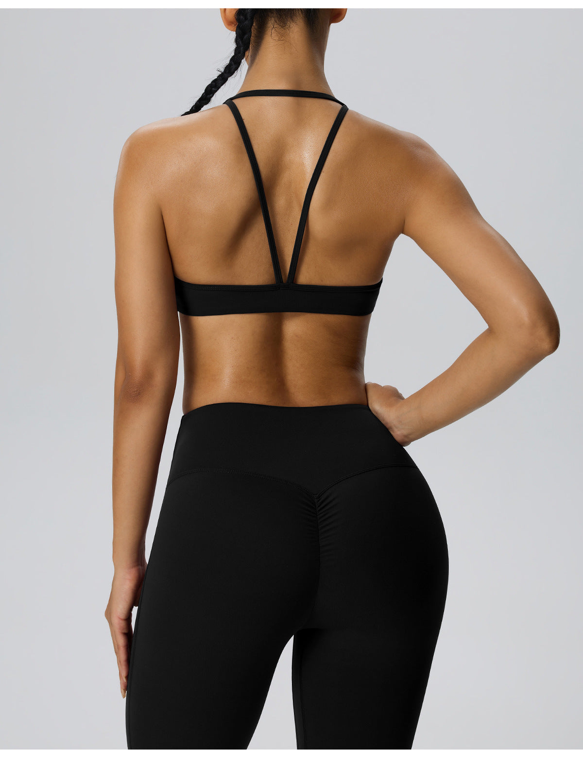 Wholesale Women’s 2-Piece Activewear Set | Double-Brushed Sports Bra & Sculpting Yoga Pants | fouregg