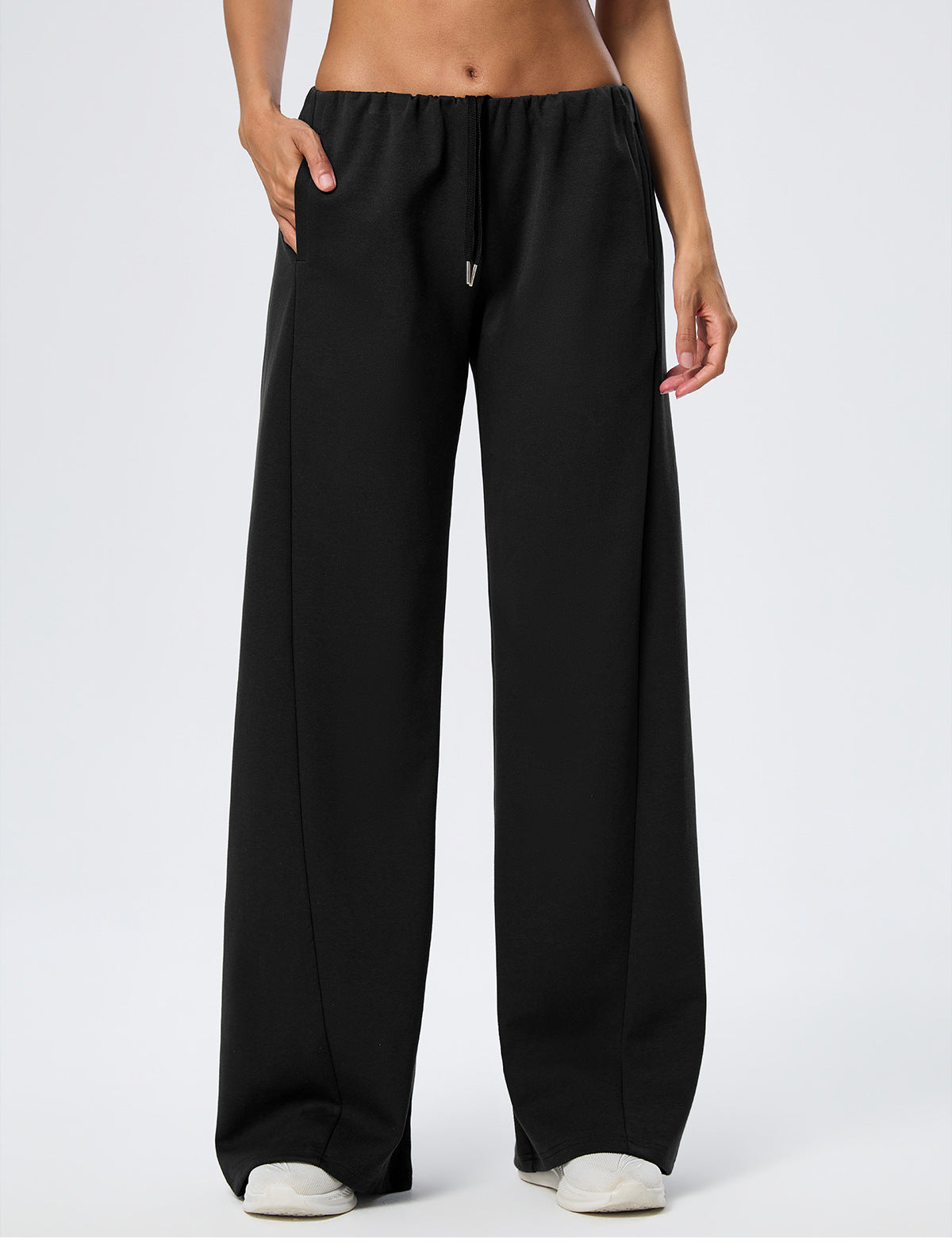 Wholesale Winter Wide-Leg Sweatpants | Relaxed-Fit Heat-Retention Activewear Trousers | fouregg