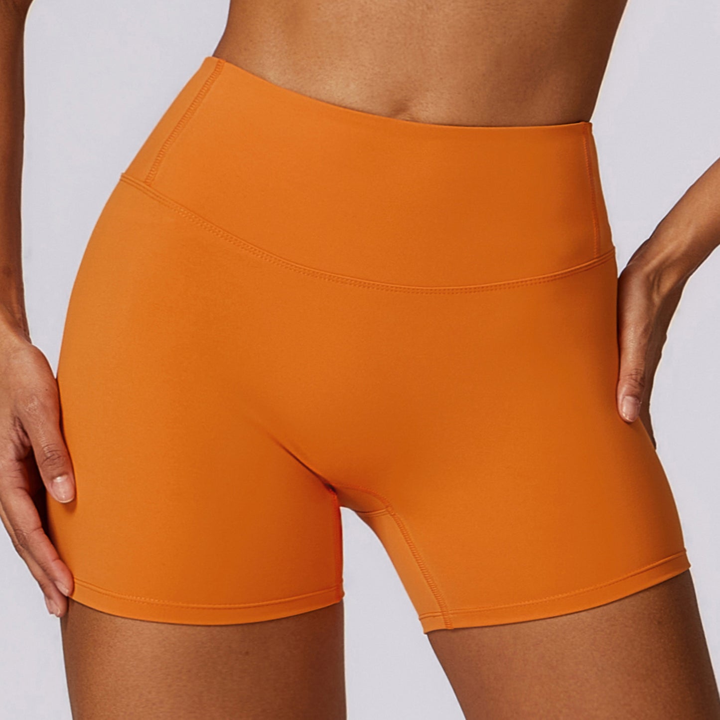 02/2024 Yoga pants women's high waist hip lifting sports shorts women's outerwear running fitness shorts BDK8047