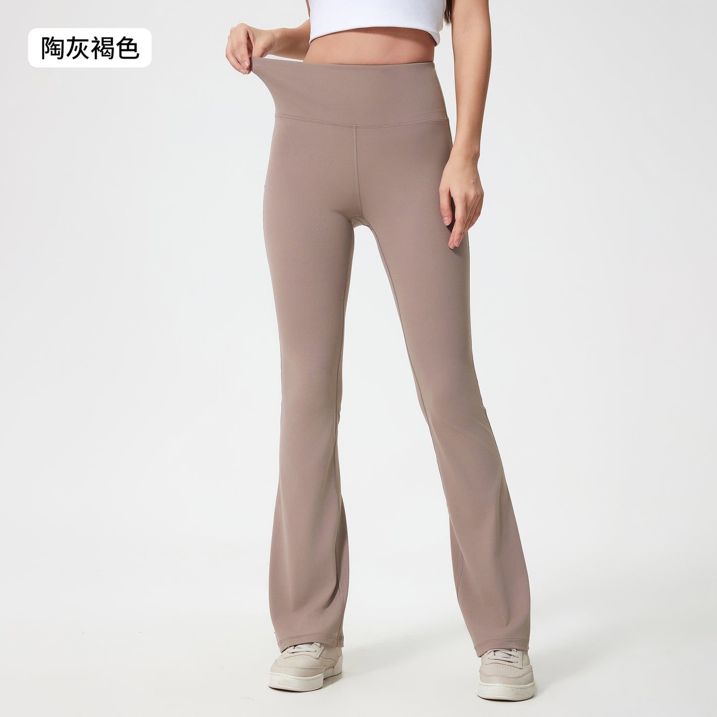 04/2024 Slim slim high waist and hip lift fashion all-match nude micro-la yoga pants women