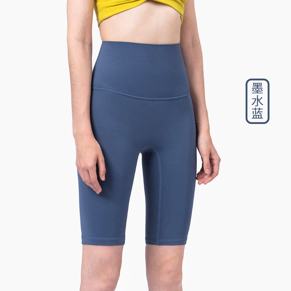 08/2023 LINK-2 update new colors   colors new color yoga five-point pants European and American nude high waist no embarrassing line sports fitness pants women