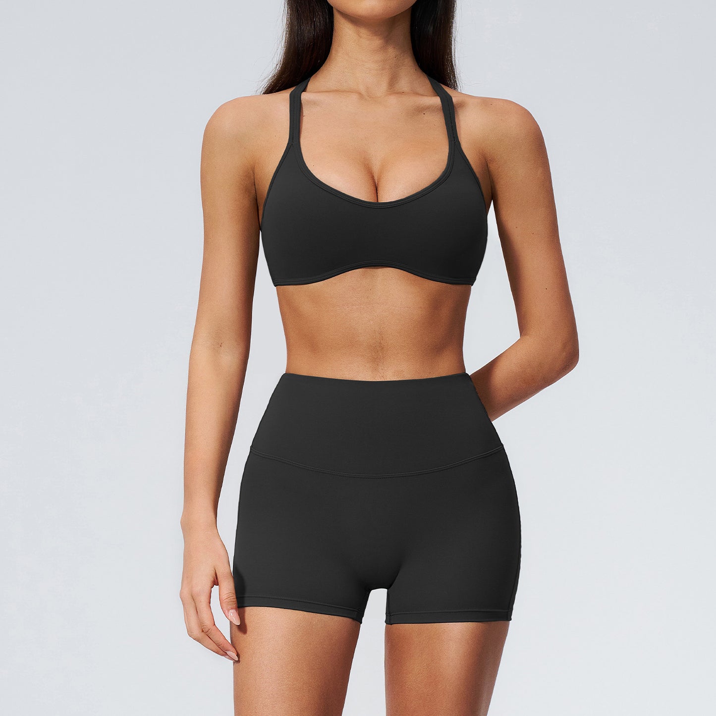OEM Women's Moisture-Wicking Compression Activewear Matching Set (Style 5560) | Custom Logo | fouregg