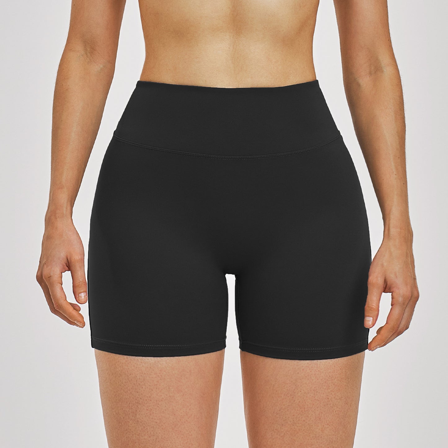 fouregg Pantalones Cortos de Yoga Cepillados de Cintura Alta con Efecto Push-Up para Gimnasio #2546