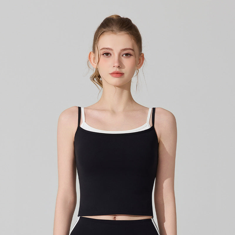 OEM Women's Two-in-One Breathable Fitness Training Tank Top | Custom Logo