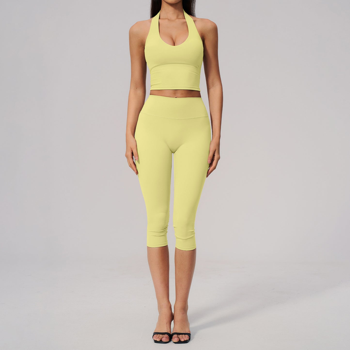 Custom Quick-Dry Yoga Set | Peach Butt Tummy Control Tight Fitness Suit | Wholesale | fouregg