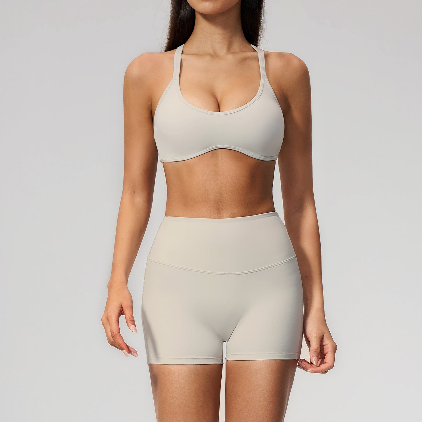 OEM Women's Moisture-Wicking Compression Activewear Matching Set (Style 5560) | Custom Logo | fouregg