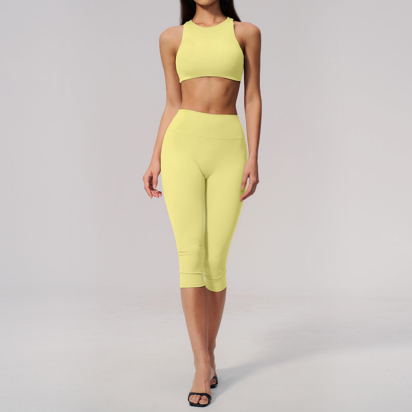 Wholesale Outdoor Running Gym Fitness Set | Women's Athleisure Yoga Clothing | Bulk | fouregg