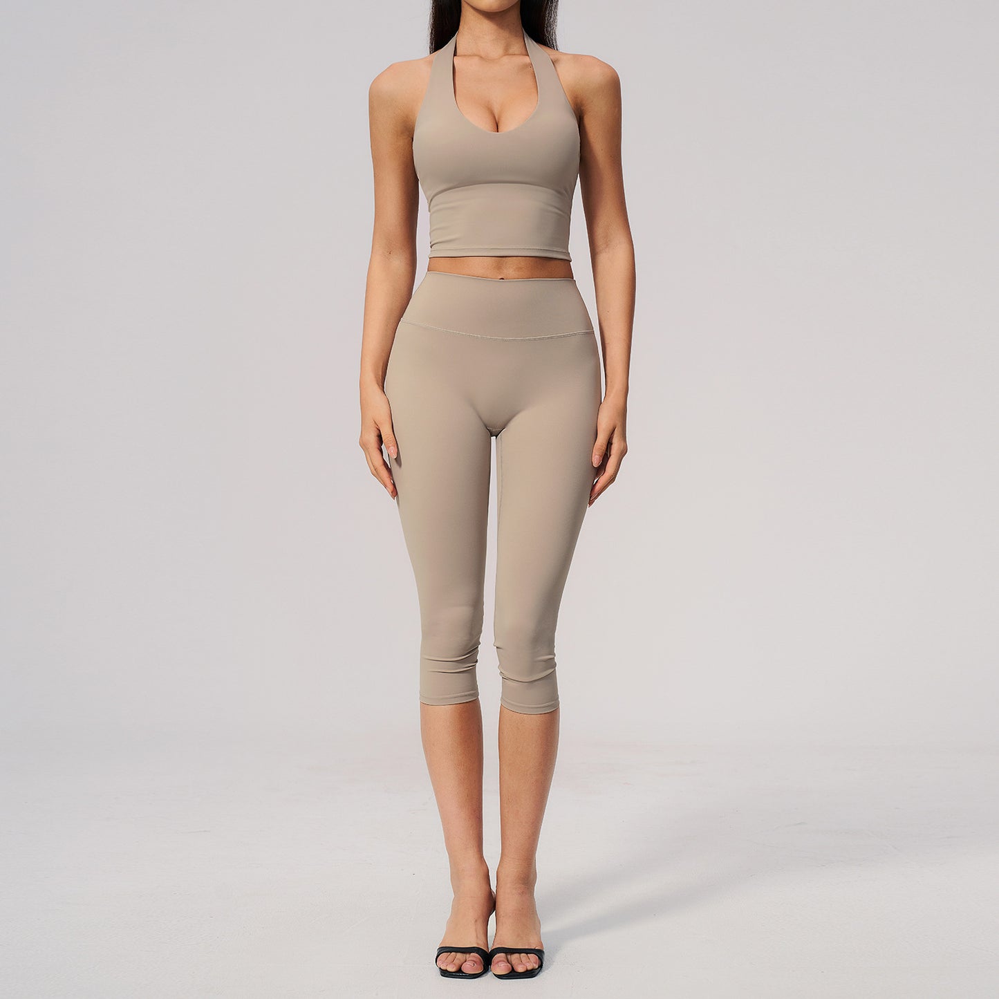 Custom Quick-Dry Yoga Set | Peach Butt Tummy Control Tight Fitness Suit | Wholesale | fouregg