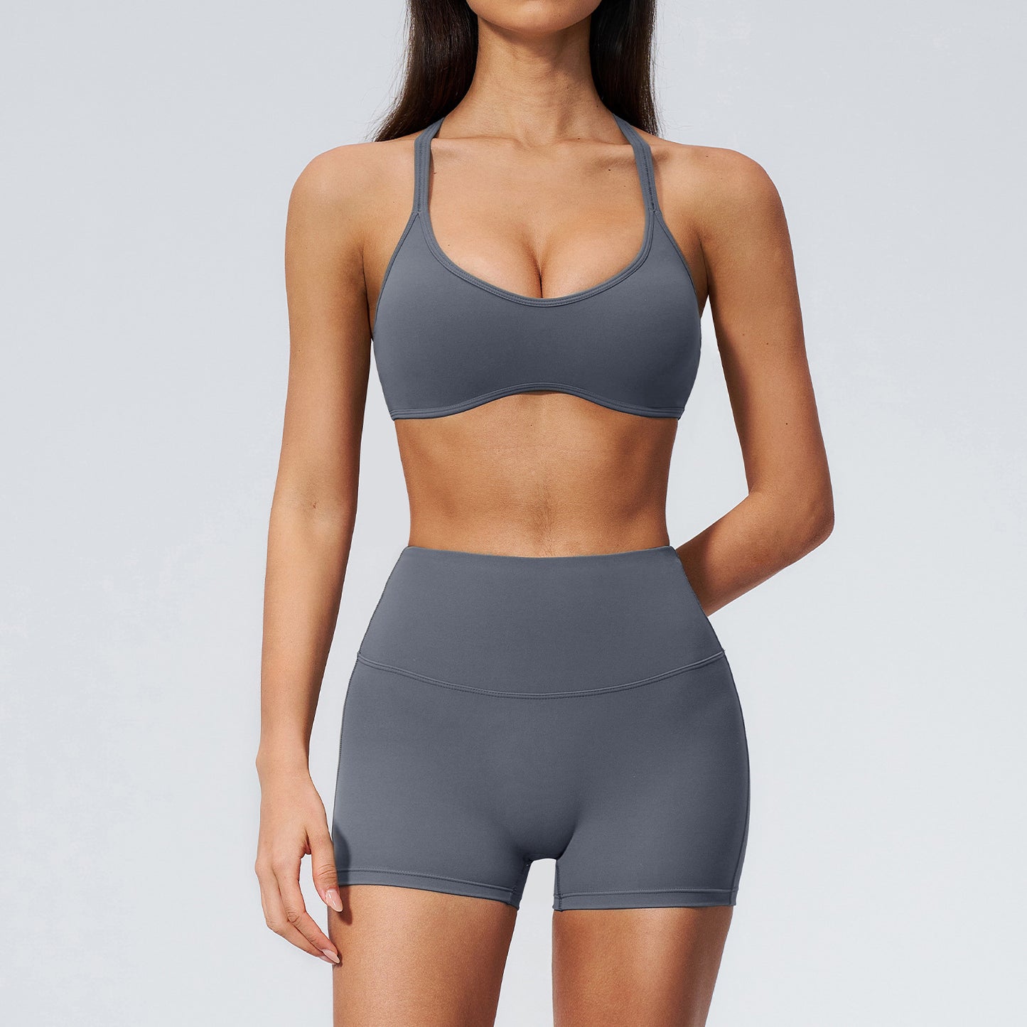 OEM Women's Moisture-Wicking Compression Activewear Matching Set (Style 5560) | Custom Logo | fouregg