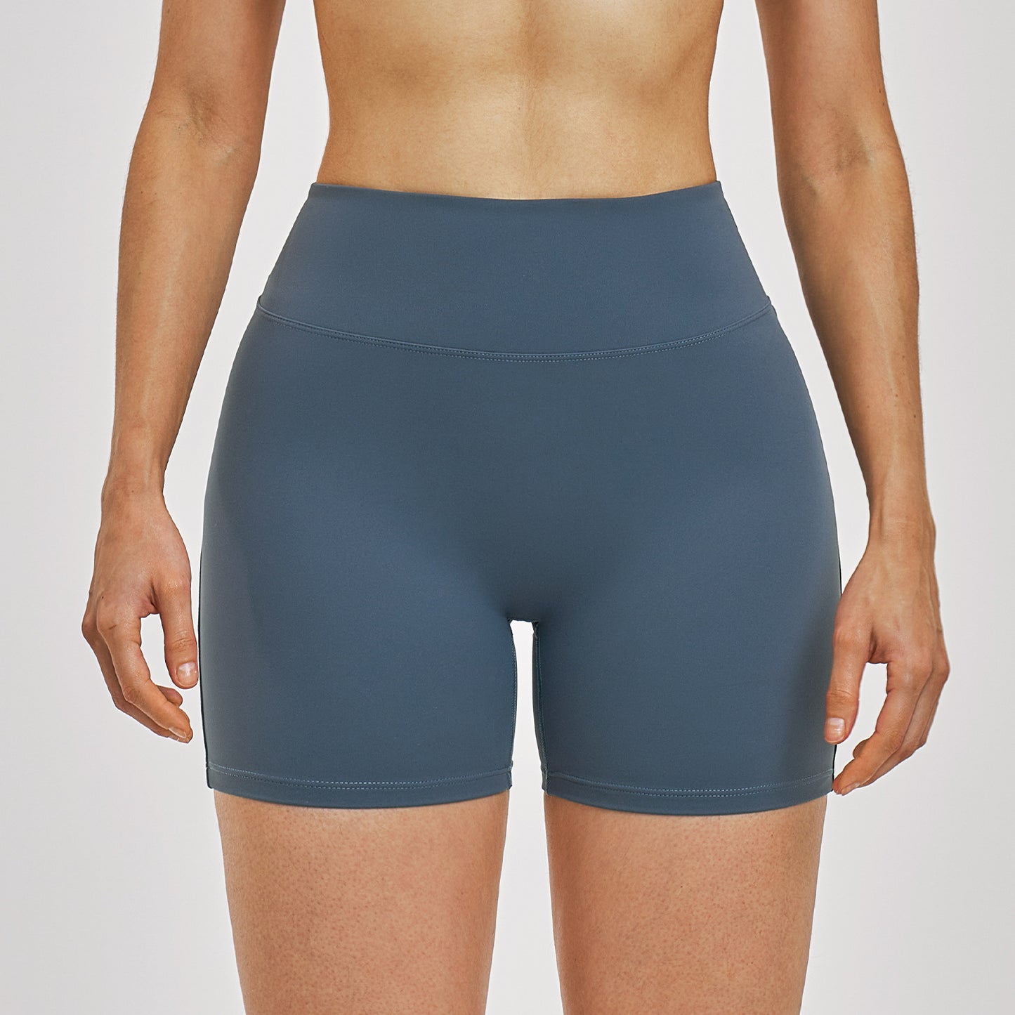 fouregg Pantalones Cortos de Yoga Cepillados de Cintura Alta con Efecto Push-Up para Gimnasio #2546