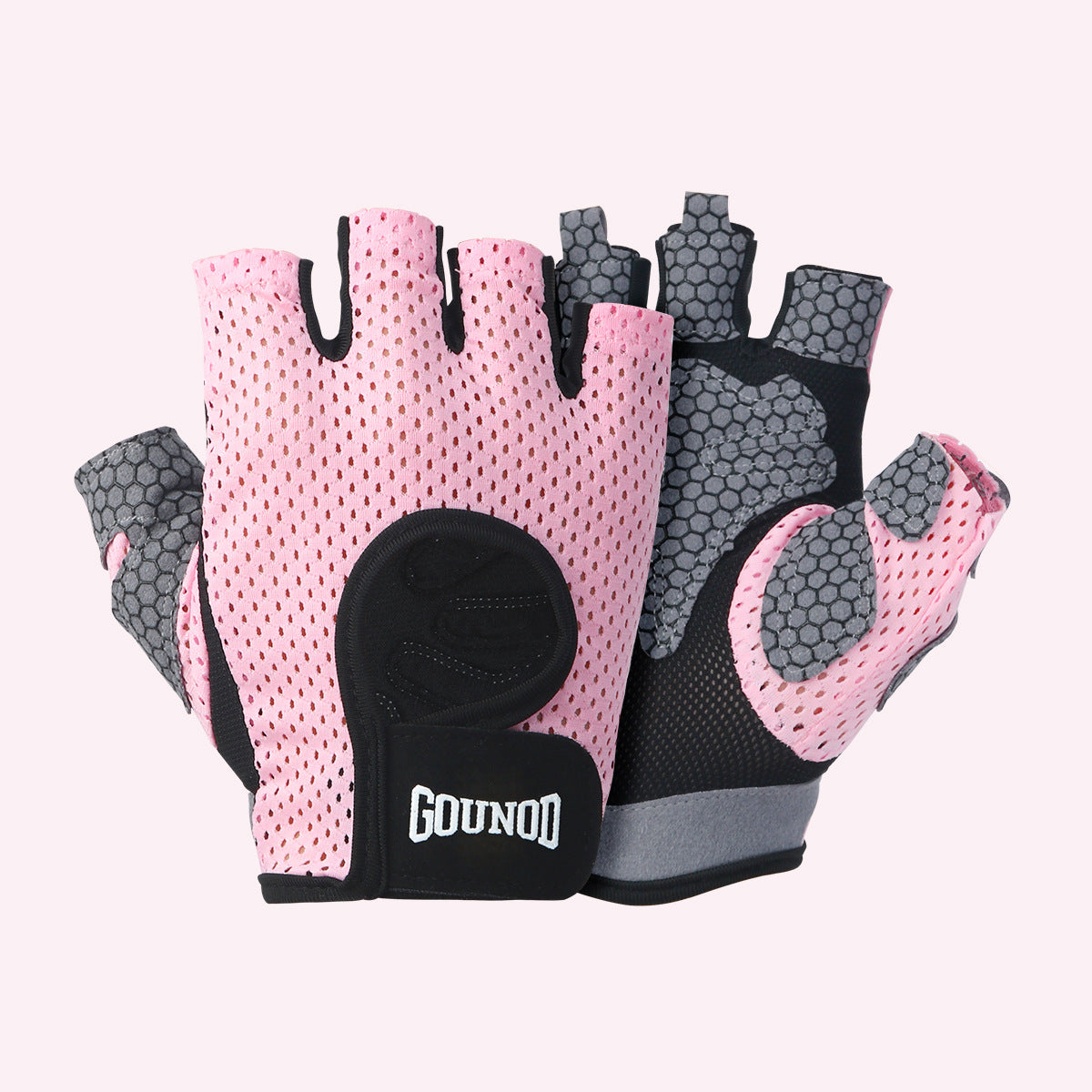 Half-finger fitness sports gloves thin sports sweat-absorbent non-slip hand protection training horizontal bar riding gloves outdoor gloves