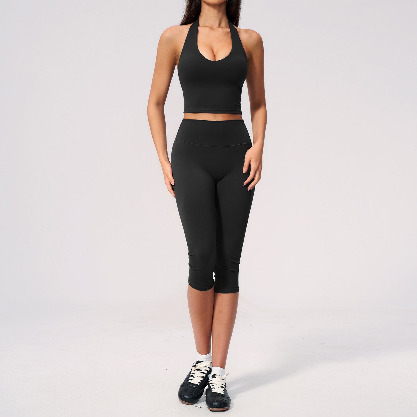 Custom Quick-Dry Yoga Set | Peach Butt Tummy Control Tight Fitness Suit | Wholesale | fouregg