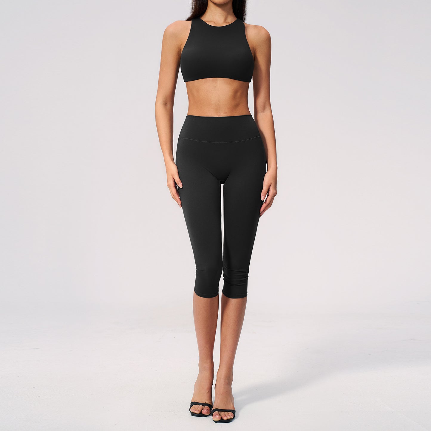 Wholesale Outdoor Running Gym Fitness Set | Women's Athleisure Yoga Clothing | Bulk | fouregg