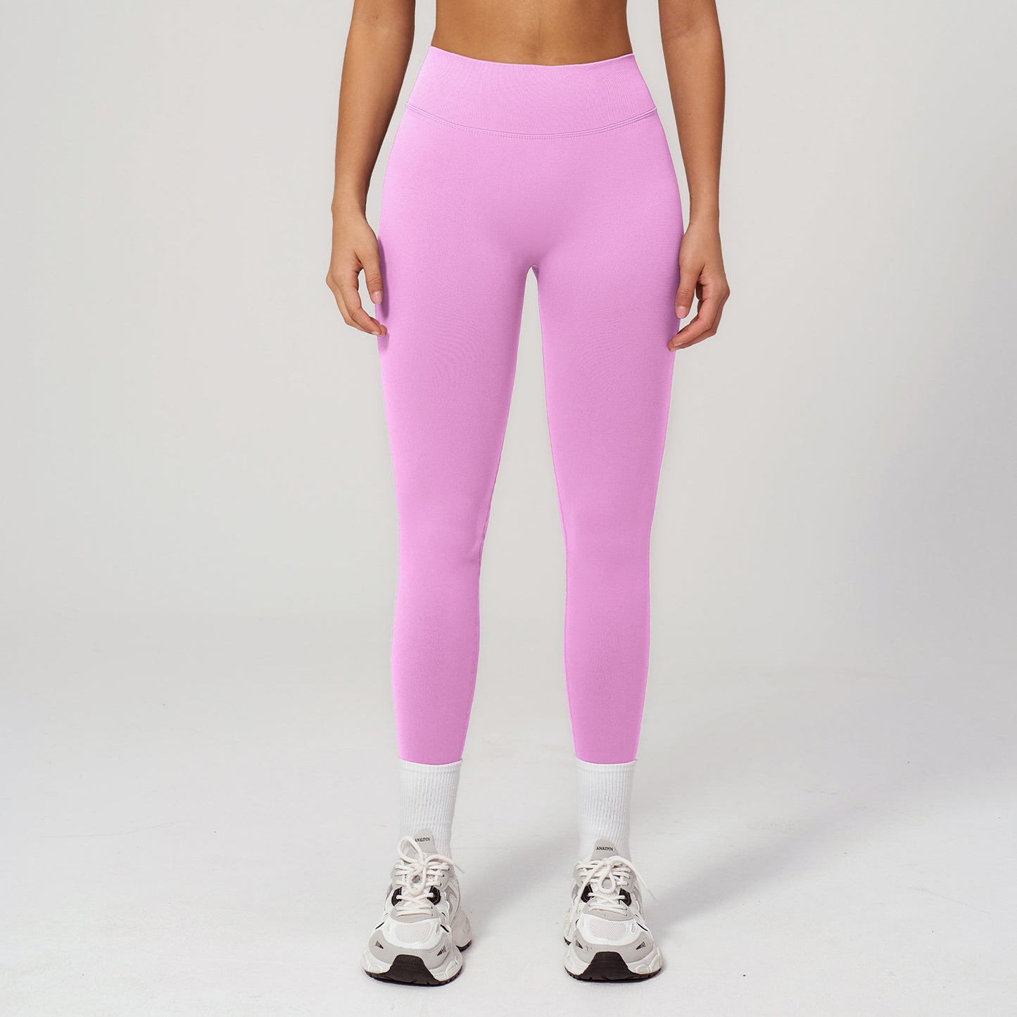 06/2025 Pantalones de yoga sin costuras de durazno con forma de V ajustados para correr, deportivos, de secado rápido, fitness 7790
