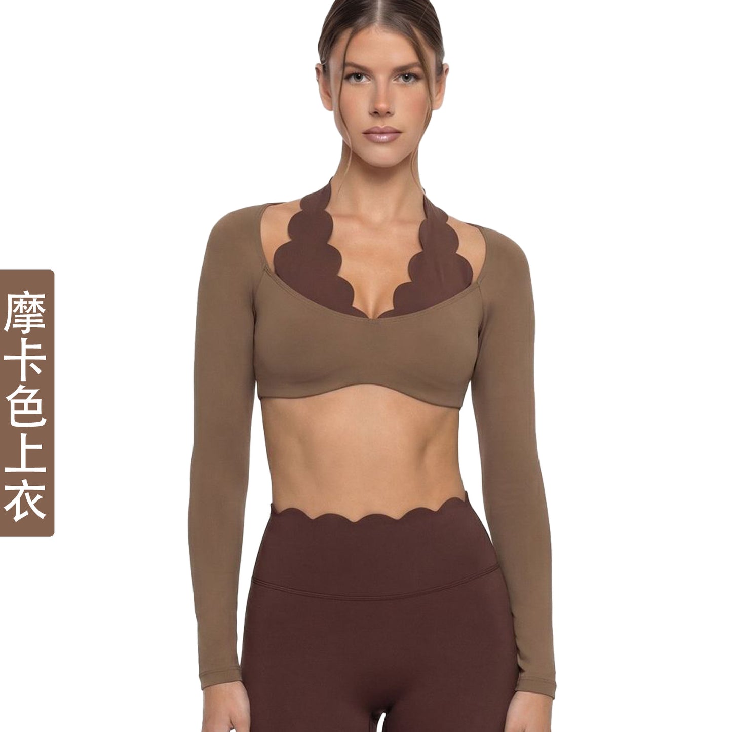 Wholesale 2-in-1 Faux Twinset Color-Block Yoga Top | Women's Pilates Gym Fitness Running Athletic Tank Top | Bulk | fouregg