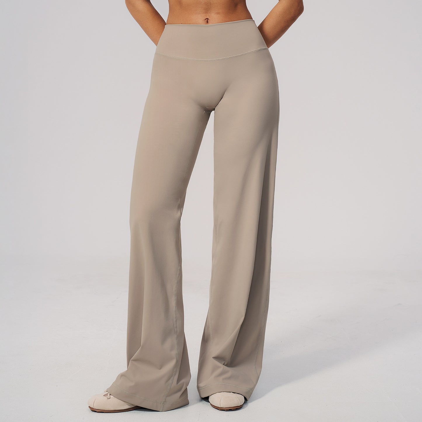 12/2025 Pantalones casuales de mujer de pierna ancha, cepillados, adelgazantes, adecuados para correr al aire libre y hacer deporte, pantalones de pierna ancha para mujer, 5529