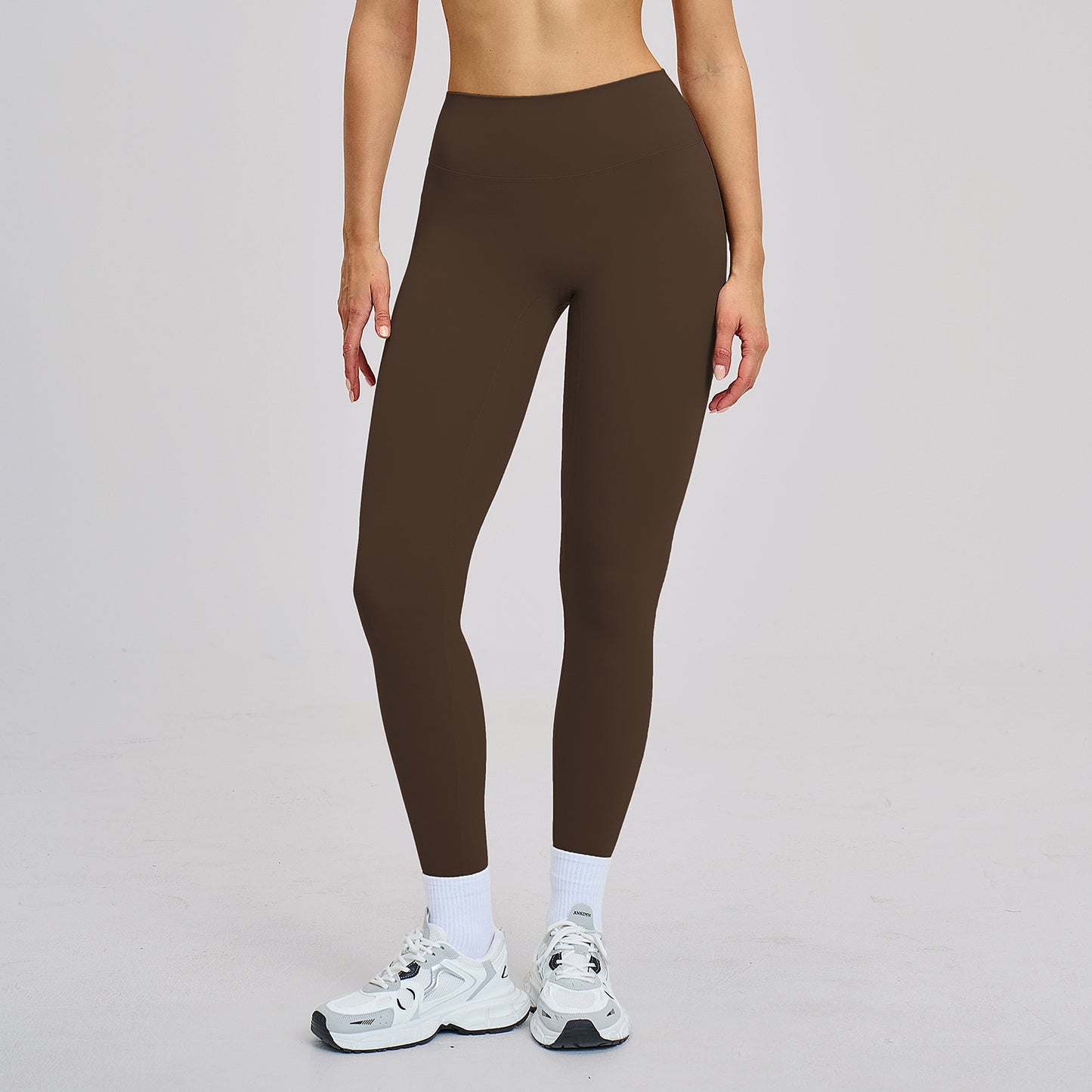 10/2023 High waist lift hip hair yoga pants women's running fast dry fitness pants wear thin tight sports pants 8519