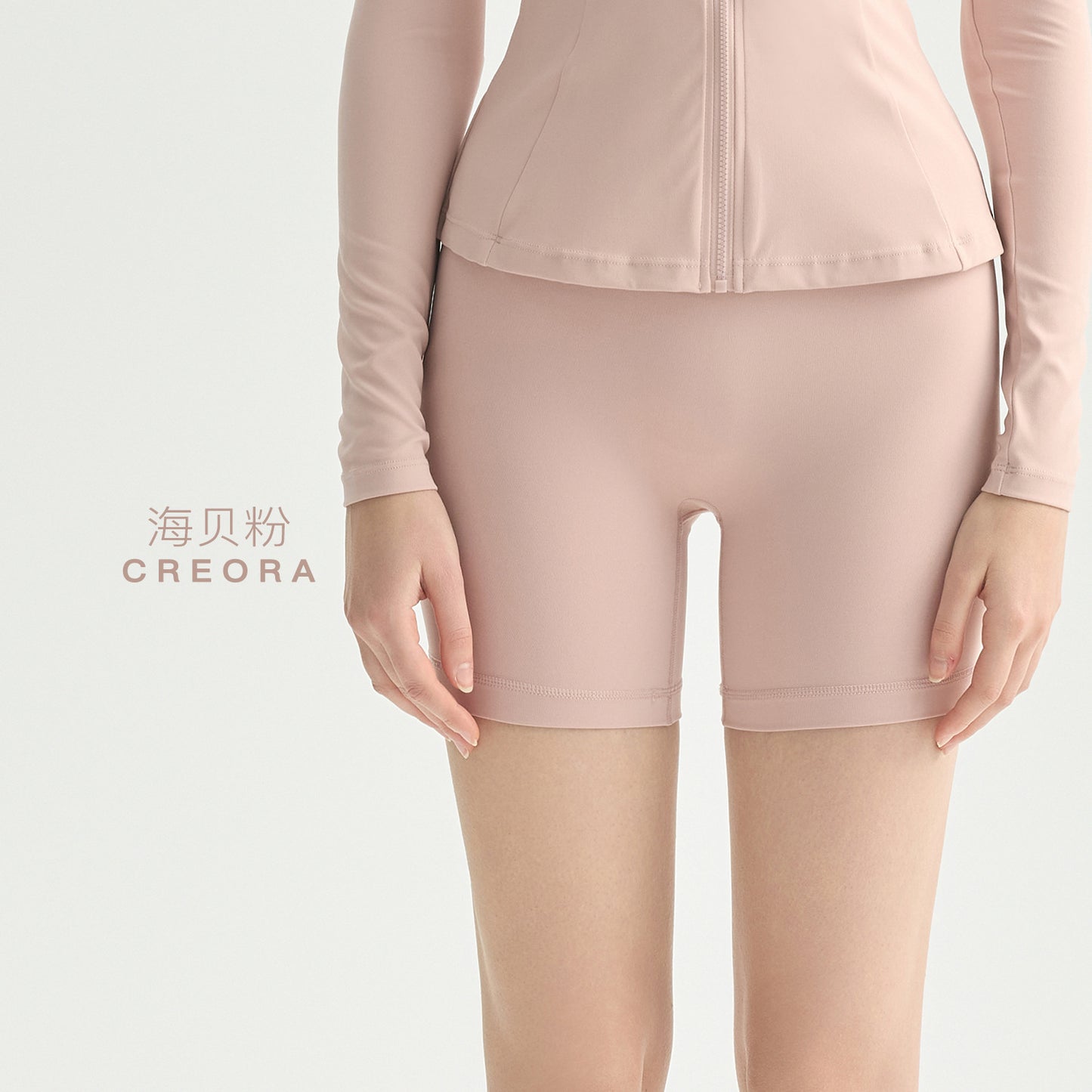 2024 nuevos colores 2022 primavera y verano nuevos pantalones cortos de tiro alto pantalones de yoga T-line nude para mujer pantalones de fitness de tres puntos tipo "levanta glúteos" estilo europeo y americano