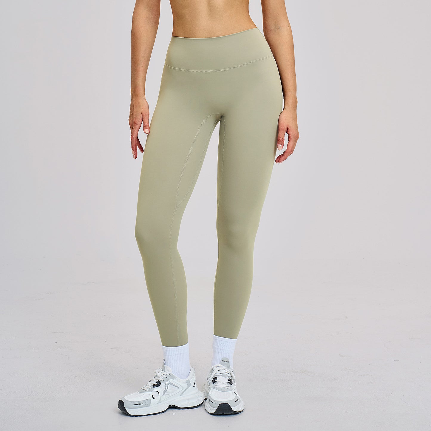 10/2023 High waist lift hip hair yoga pants women's running fast dry fitness pants wear thin tight sports pants 8519