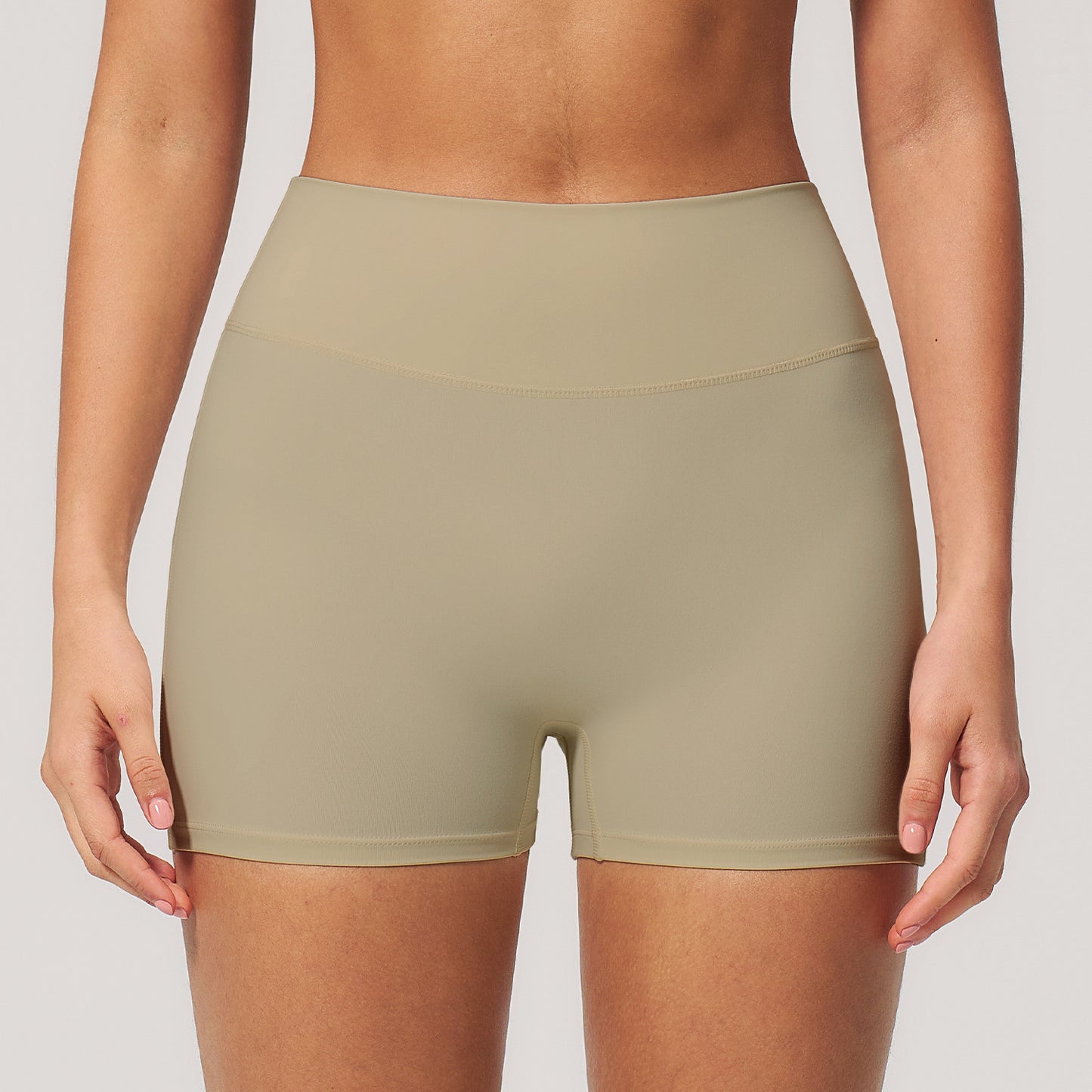 Wholesale Brushed Yoga Shorts | Butt-Lift Naked-Feel Gym Trunks 5555 | fouregg
