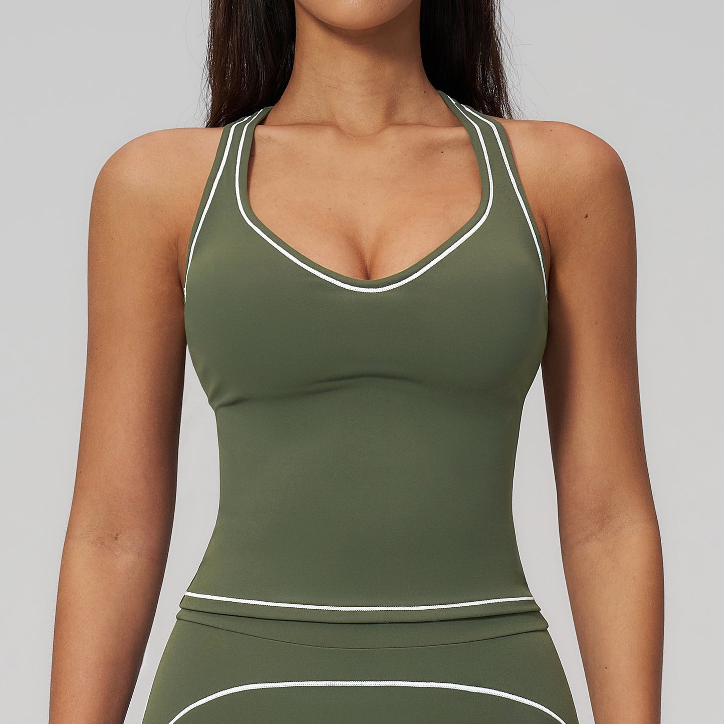 11/2025 Yoga Vest, Racerback, Comfortable Brushed Sports Vest, Running Gym Top 7028