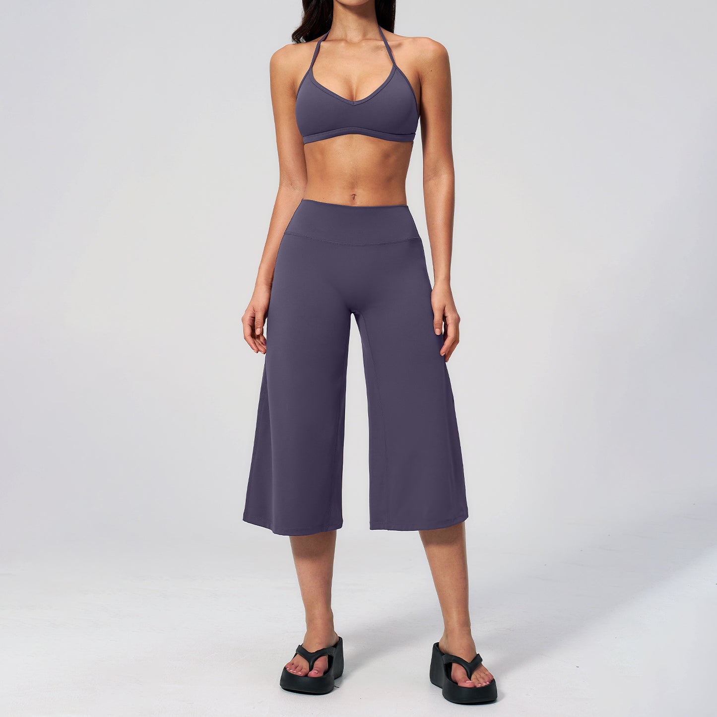 Wholesale Premium Yoga Set | High-Waist Biker Shorts Outfit 5555 | fouregg