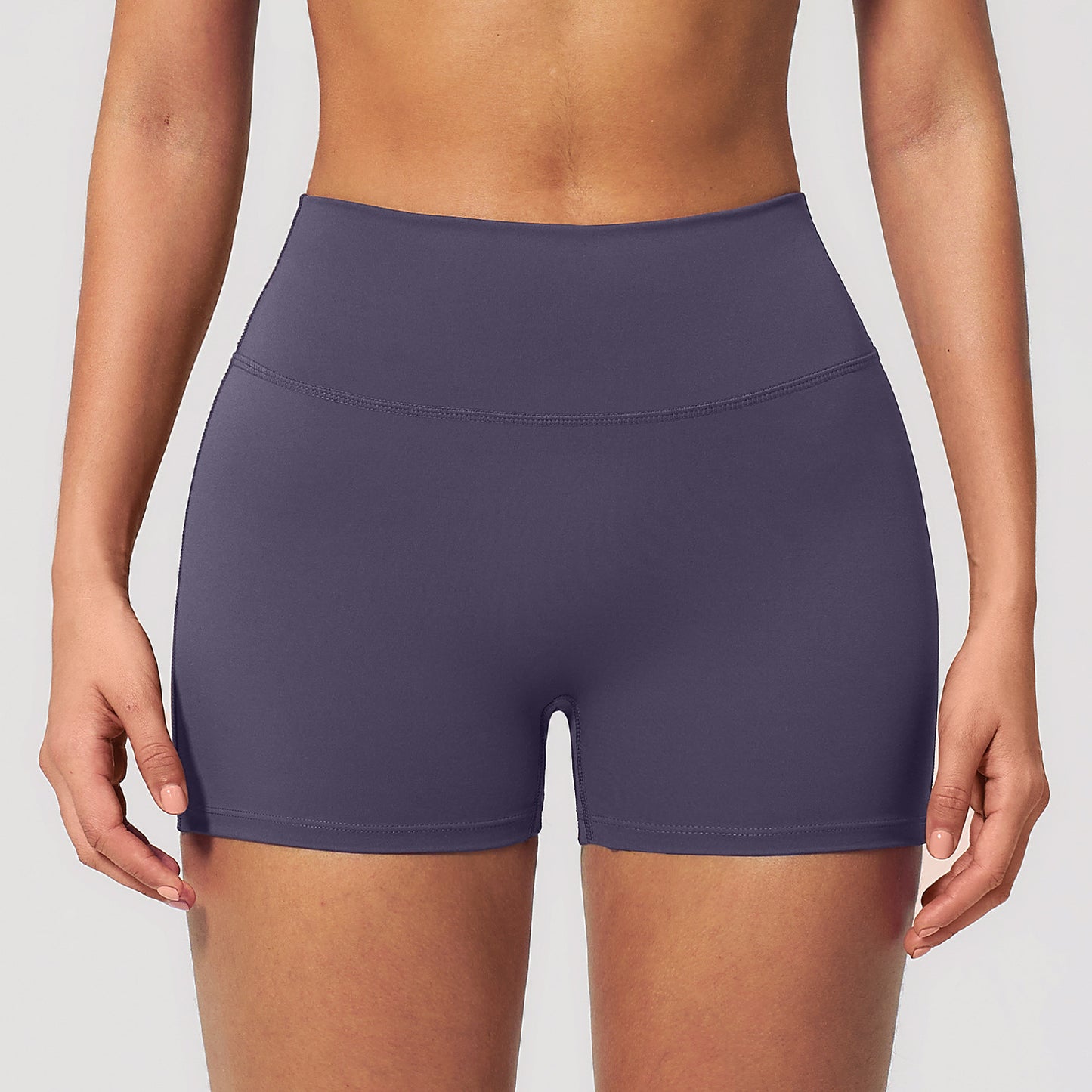 Wholesale Brushed Yoga Shorts | Butt-Lift Naked-Feel Gym Trunks 5555 | fouregg