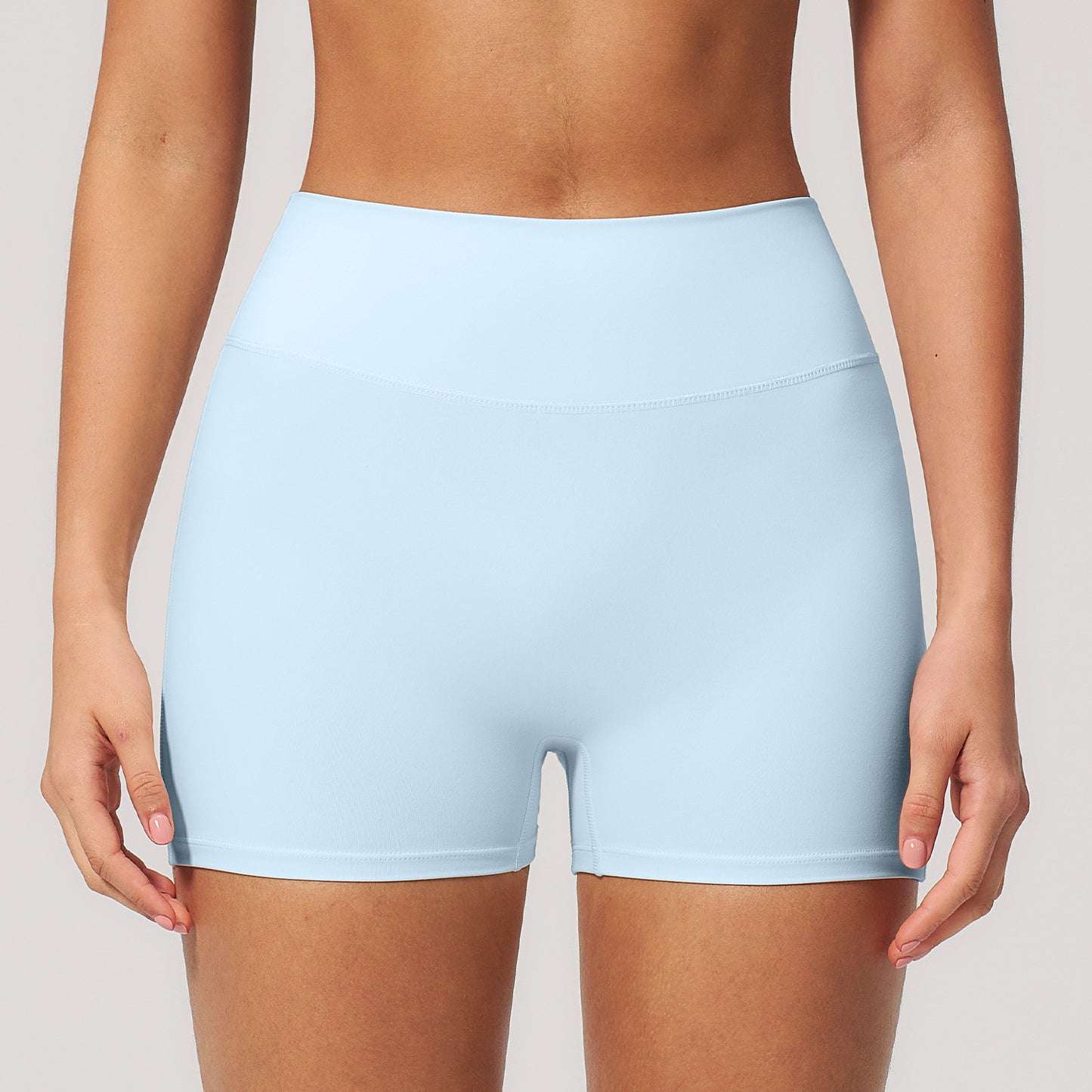 Wholesale Brushed Yoga Shorts | Butt-Lift Naked-Feel Gym Trunks 5555 | fouregg