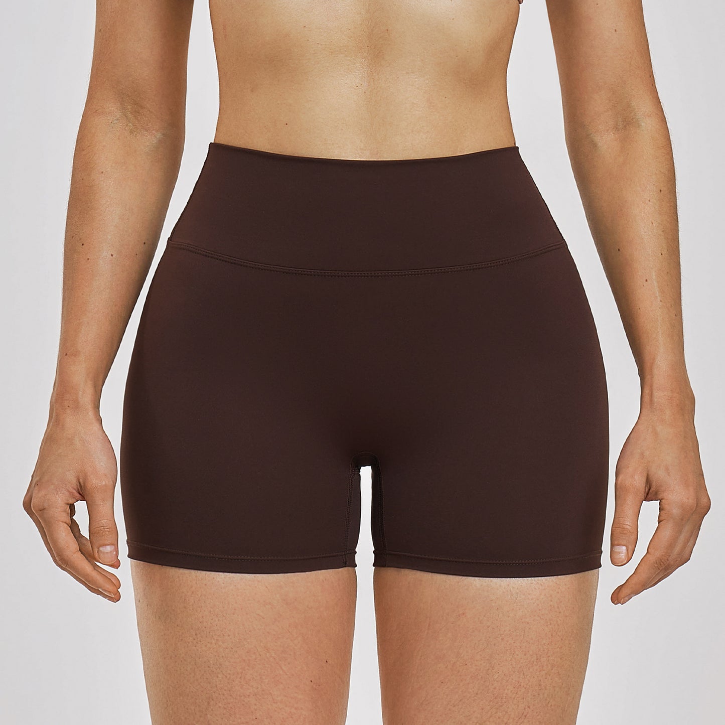 06/2025 Pantalones cortos de yoga ajustados de cintura alta de secado rápido para deportes al aire libre, ropa deportiva informal para correr y hacer ejercicio para mujer 9300