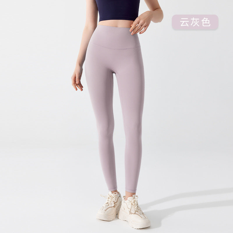 05/2024 5A Pantalon de yoga antibactérien printemps-été pour femme, pantalon une pièce, taille haute, liftant les hanches, tenue de sport, pantalon de fitness, assorti au soutien-gorge gilu-YW28