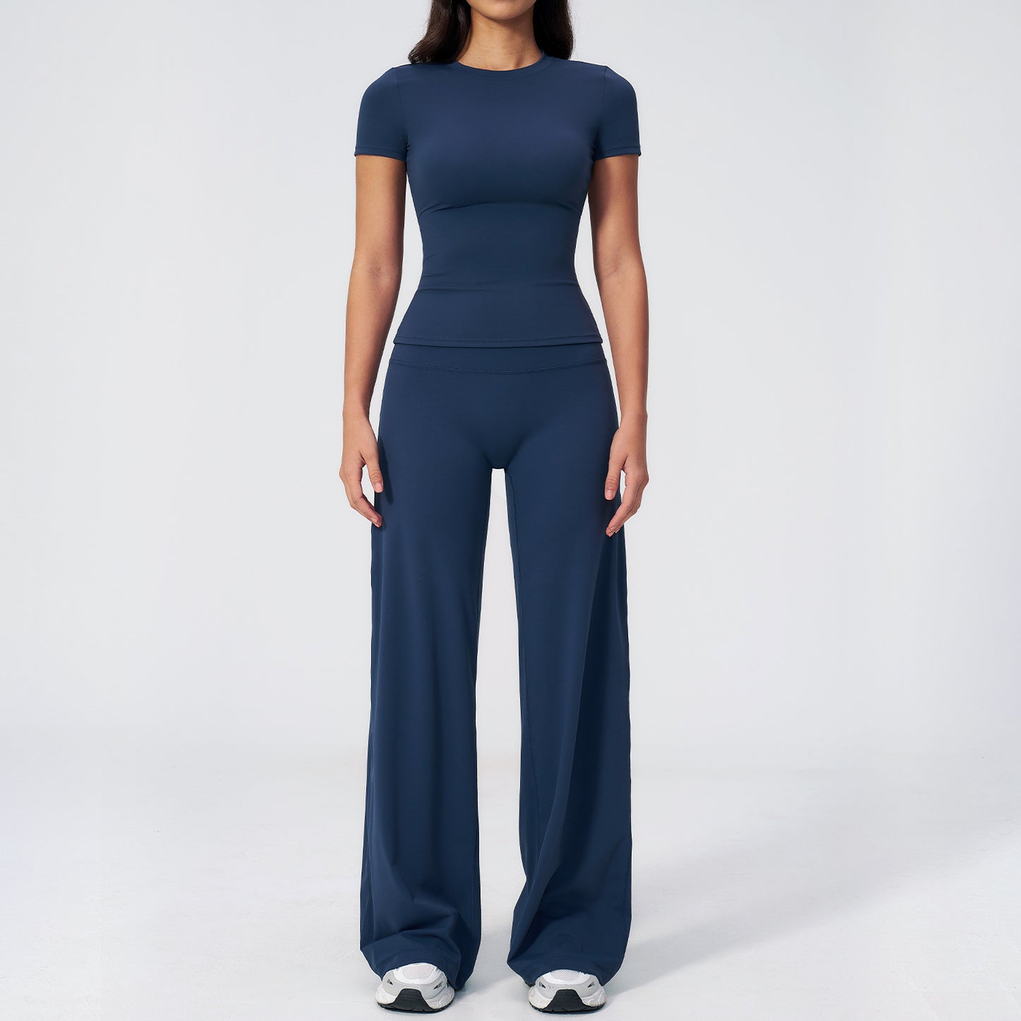 02/2026 Ensemble de yoga robuste - tenue d'exercice et de fitness moulante taille haute pour les loisirs en extérieur et la course. Numéro de modèle : 845